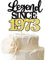 1 Stück Aufschrift Legend Since 1975 Tortenaufsatz 50 Kuchen Topper Glitter alles Gute zum 50. Geburtstag Kuchen Pick 50 Fabulous Tortendekorationen für Prost zum 50