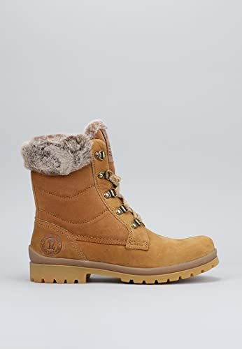 Panama Jack Damen Tuscani Combat Boot, Ocre,42 EU