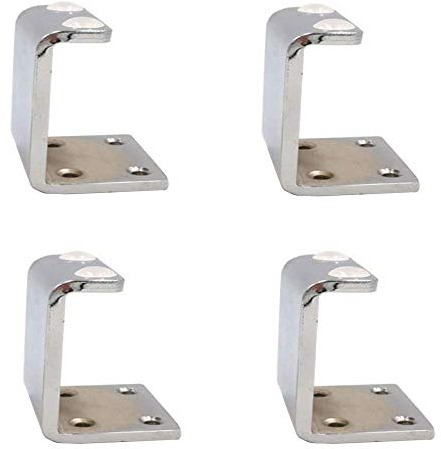 CAZARU Möbelstützbein Fußteil Fußteil Sofa Fußstütze Metall Stützbein Hardware Fußstütze TV-Ständer Fußstütze Silber
