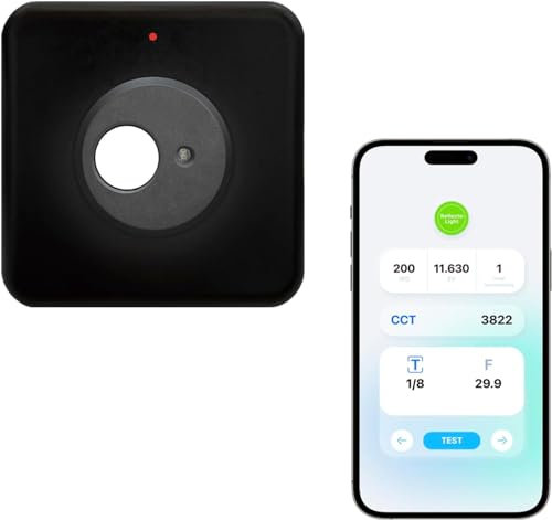 VBR-PHO Foto-Lichtmesser, Verschlusszeit, Blende, Farbtemperatur