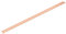 sourcing map Barra plana de cobre, 0.04 pulgadas de grosor x 1 pulgada de ancho x 15.75 pulgadas de largo, molino de placa de cobre para electricidad (1 mm x 25 mm x 400 mm)