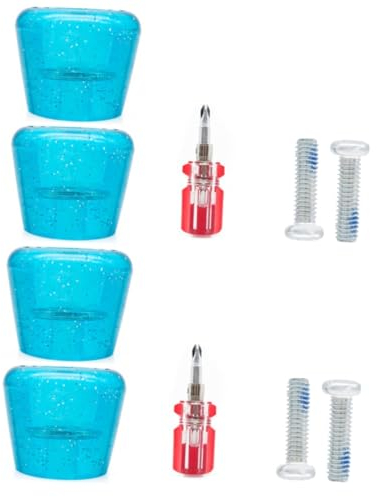 ifundom 2sätze Toe Stops Roller Skates Bremsstopper Aus Pu Mit Schraubendreher Stabilität Und Für Skaten Für Inline Und Quad Rollschuhe Transparentes