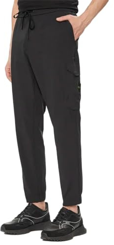 BOSS Herren T Urbanex-CargoLight Tapered-Fit Hose aus bügelleichter Stretch-Popeline
