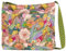 Oilily Rosel Reversible Shoulder Bag Striped Flowers Farbe Dark Green