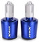 Embouts de Guidon de Moto CNC for poignées de Moto compatibles avec Xmax 125 250 300 400 X-Max 2016 2017 2018 2019 2020 2021(Blue)
