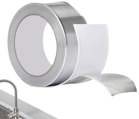 Ruban adhésif en aluminium pour CVC – Ruban d'étanchéité pour conduits d'air, ruban de réparation d'isolation | Systèmes de refroidissement de chauffage de bande de CVC résistant à la chaleur, conduit