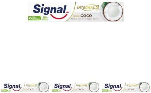 Signal Integral 8 Zahnpasta Nature Elements Coco, 75 ml (Packung mit 4)