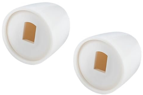 Vaguelly 1 Paar Schrauben Bolzen Toilettensitz-Befestigungsset Tank badzubehör badaccessoires bodenbelag toilettendeckel Toilettenriegel deckt Teile ab Reparaturteile für Toiletten Abs Weiß