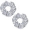 Thinp 2 Stk Glitzer Haargummis,Paillette Scrunchies Glitzer,Funkelnde Pferdeschwanzhalter,Pailletten Haarschmuck,Elastische Haarbänder für Mädchen Frauen Lange Feine Dicke Lockige Haare Haarschmuck