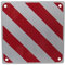 Aluminium Motorhome Rear Warning Sign (Caravan Safety Hazard Signal Reflector)
