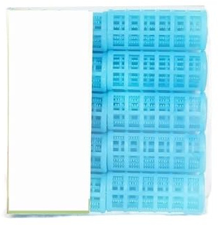 Kunststoff Lazy Heatless Lockenwickler Bangs Lockenstab Keine Wärmeroller-Sets(10Pcs 2.5CM-random)