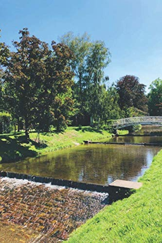 Natur, Bäume, Fluss, blauer Himmel.: Individuell gestaltetes Notizheft, Notizblock, Tagebuch für alle Naturliebhaber.