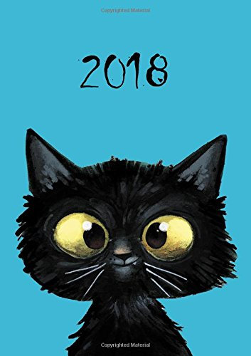 dicker Tagebuch Kalender Katze 2018 - 1 Tag = 1 A4-Seite