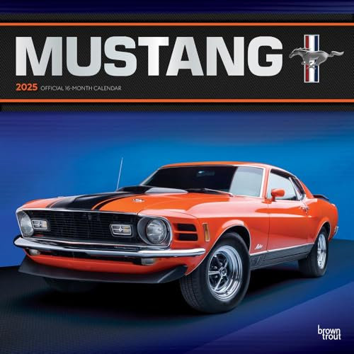 Mustang – Ford Mustang 2025 – 16-Monatskalender: Original BrownTrout-Kalender [Mehrsprachig] [Kalender] (Wall-Kalender)