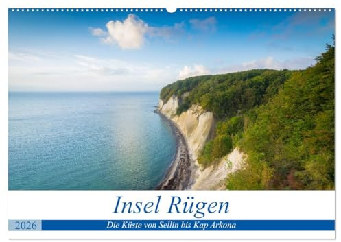 Insel Rügen - Die Küste von Sellin bis Kap Arkona (Wandkalender 2026 DIN A2 quer), CALVENDO Monatskalender: Die schönsten Küstenansichten der Ostküste Rügens (CALVENDO Natur)