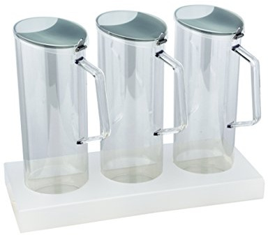 Müslispender Cerealienspender Spender 3 x 1,5 Liter Polycarbonat 4 Teilig