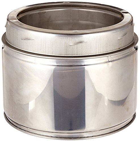 Ultra-Temp 206006U Type HT Insulated Chimney Pipe, 6 In x 6 In, Stainless steel