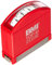BMI 406241020 m à ruban de poche Top-M avec graduation en mm en blister, Multicolore, 2 m