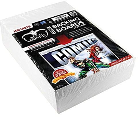 Ultimate Guard Comic Backing Boards Silver Size (100)