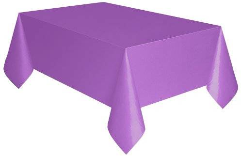 Unique Party Plastic Tablecloth, 108 x 54, Purple