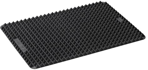 Lurch 85040 FlexiForm Fett-Trenn-Matte aus 100% BPA-freiem Platin Silikon 41 x 29 cm, schwarz