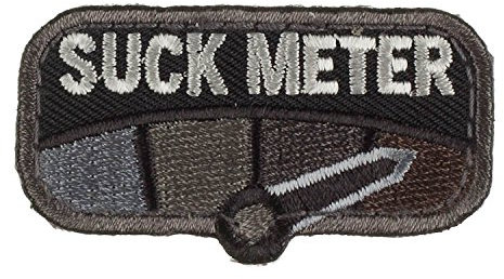 Mil-Spec Monkey Suck Meter Swat Aufnäher bestickt Morale Patch
