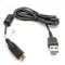 Cavo USB di ricambio compatibile per fotocamera digitale Panasonic Lumix DMC-FT1, DMC-FT2, DMC-FZ35, DMC-FZ38, FZ40, FZ45, FZ100, GF2, GH1, GH2, TS1, TS2, TZ6, TZ7, TZ10, TZ65, ZS1, ZS3, ZS6, DMC-ZS7