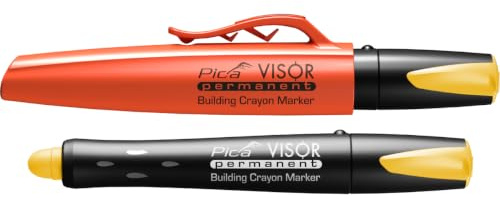 Pica Visor Permanent Refillable Longlife Industrial Marker Yellow 990/44