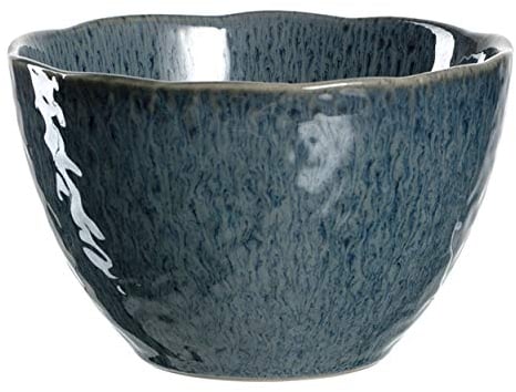 Leonardo Matera Keramik-Schale, 1 Stück, spülmaschinengeeignete Schüssel, Steingut-Schale mit Glasur, blau, 980 ml, Ø 15,3 cm, 018545