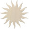 Kleenes Traumhandel - Sonne - Schlafzimmer Deko bis 60 cm Durchmesser aus Holz - Wanddeko Türdeko Kinderzimmer (45 cm, Sonne Typ1)