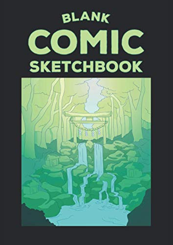 Blank Comic Sketchbook: 50 leere Comic-Seiten für Erwachsene, Jugendliche & Kinder I Blanko Vorlagen zum selbst gestalten I Zum Erstellen eines eigenen Comic, Manga oder Anime I