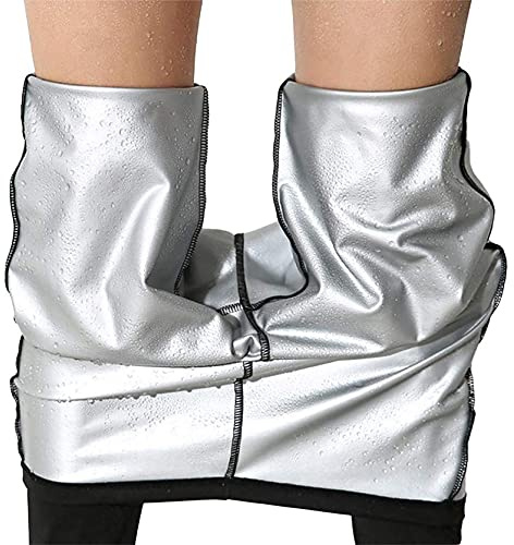 shownicer Hosen Laufhose Schwitzhose Zum Abnehmen Damen Schwitz Hosen Sauna Hosen Fitnesshose Frauen Schwitzen Elastische Taille Trainer Bauch Kontrolle Fitness Leggings Yoga Hose Sporthose