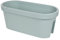 URBNLIVING Large Oval Garden Flower Bridge Hanging Plant Pot Balcony Fence Railing (Eggshell Blue)