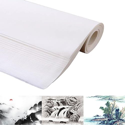Zhen 120 Blatt, Sumi-Papier, Reispapier, chinesische Kalligraphie, 38 x 27 cm, praktisches Reispapier, Kalligraphiepapier, praktische Malerei, Sumi-Papier, für Schule/Büro