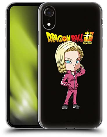 Head Case Designs Offizielle Dragon Ball Super Android 18 Charaktere Soft Gel Handyhülle Hülle kompatibel mit Apple iPhone XR
