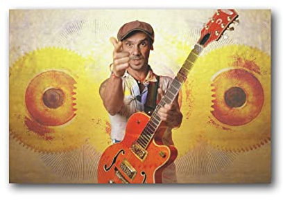 Poster der spanischen Sängerin Manu Chao (16) Poster Gemälde Leinwand Wandkunst Wohnzimmer Poster Gemälde 30 x 45 cm
