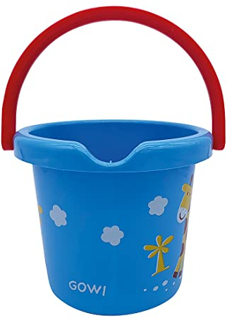 Gowi 550-61 Eimer ø18cm - Blau, Sand- und Wasserspielzeug
