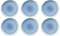 Villeroy & Boch like. by Crafted Blueberry 19-5169-2640 Lot de 6 assiettes à petit-déjeuner en porcelaine de qualité supérieure Turquoise 21 cm