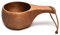 Tasse à café portable Finlande Kuksa avec poignée en bois d'acacia, crochet en corde, tasse à jus, lait, tasse à café, tasse à lait pour adultes, cadeau en bois pour boire tasse de Finlande