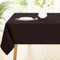 Homaxy Tischdecke Abwaschbar Lotuseffekt Rechteckig 140 x 220 cm, 2 Stück, Tischtuch Wasserabweisend Tafeldecke Abwischbare aus Polyester Schmutzabweisend Pflegeleicht für Küche Party, Braun