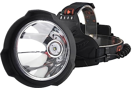 Veemoon Professional Mining Headlamp Rechargeable Long-Range Outdoor Light Helmet Light Visual Warning Led Bike Riding Lamp Rustproof