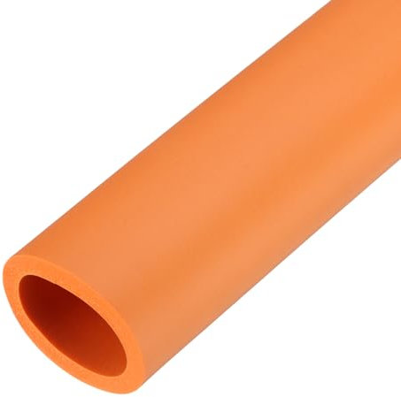 QUARKZMAN 45.7cm Rohrisolierung Schaumstoff, Durchmesser 36mm Isolierstärke 6mm Heizungsrohr Verkleidung für Fitnessgeräte, Rohre, Handhaben (Orange)