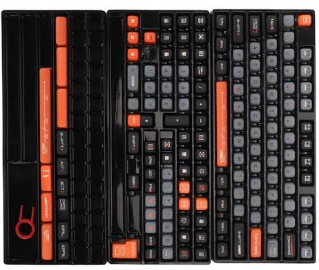 Annadue PBT Keycaps, 154 Keys Custom Keycaps Kit with XDA Height, Hot Sublimation Mechanical Keyboard Keycaps with Keycap Puller for 61/87/98/104/108 Keys Keyboard