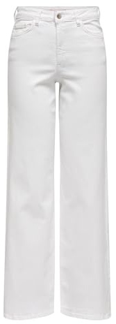JDY Jdyfelina-Fina Hw Wide Whitejns DNM Noos