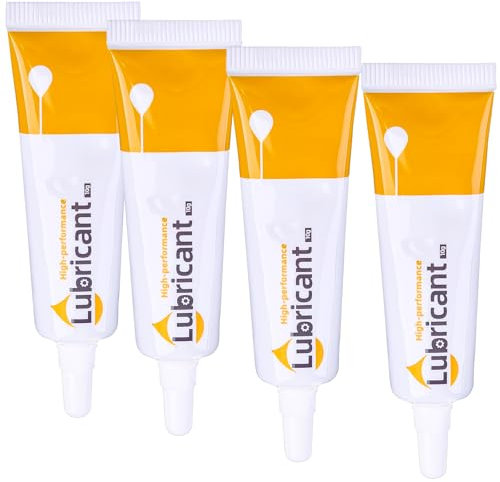 Lot de 4 graisses de silicone pour joints, graisse de silicone, matériau puissant et respectueux de l'environnement, facile à utiliser, convient à la plupart des surfaces (10 G)