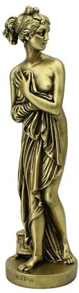 Persephone Göttin-Statue, griechisch-römische Mythologie, goldbronzefarbene Skulptur, 16 cm