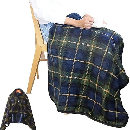 XiaGuo Winter Rollstuhl-Fußsack Winddichte Bein-Decke Für Erwachsene, Schulterdecke Schal Rollstuhl-Schutzhülle Universal-Wärmedecke Fußwärmer Und Knie-Umhang Für Kalte Tage