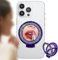 Phone Ring Holder, Diamond Bling Mirror Cell Phone Grip Stand, Supports Magnetic Charging, Adjustable Angles, Always Keep Your Beauty on Point (Purple)