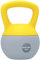 SPORTNOW Soft Kettlebell, 8kg Kettle Bell with Non-Slip Handle for Home Gym Weight Lifting and Strength Training, Yellow and Grey