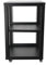ECUTEE Server Rack a Telaio Aperto 15U, 19pollici Server di Rete Rack a 4 Montanti a Telaio Aperto, Armadio di Rete con Ruote per Apparecchiature Informatiche/AV/Dati